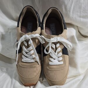 LOFT Tan and Black Sneakers